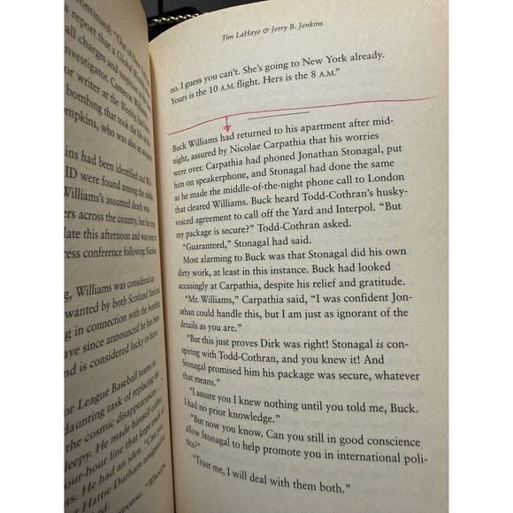 Left Behind Jenkins LaHaye First Edition Paperback Vintage Christian Fiction - Picture 13 of 14